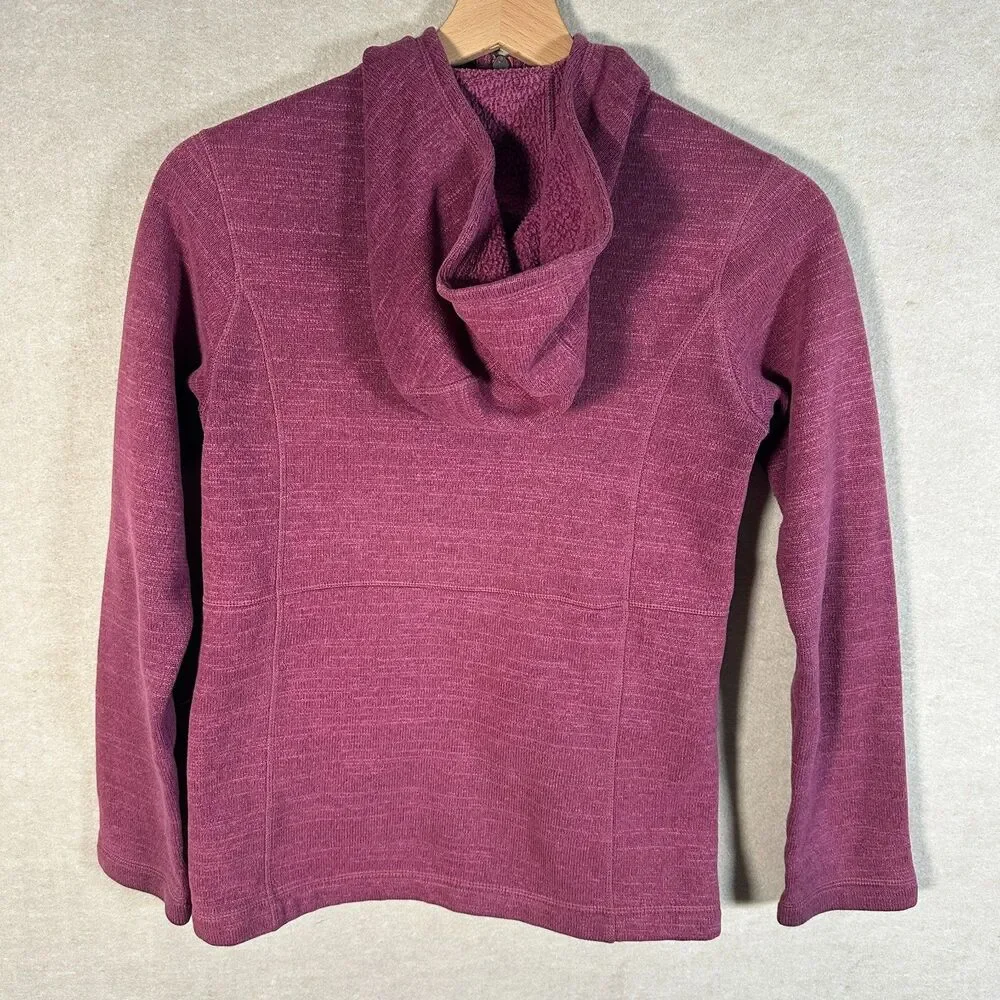Patagonia Better Sweater Jacket Girls 12 Large Full Zip Mock Neck Pink Cozycore